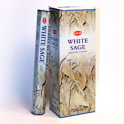 Благовония Белый Шалфей (Hexa White Sage) HEM, палочки