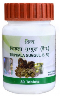Трифала гуггул (Triphala Guggul), Divya/Patanjali, 80 таб.