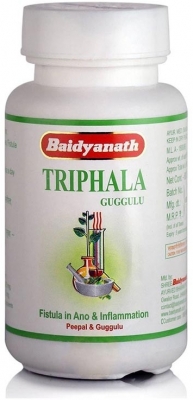 Трифала Гуггул (Triphala guggulu), Baidyanath, 80 таб.