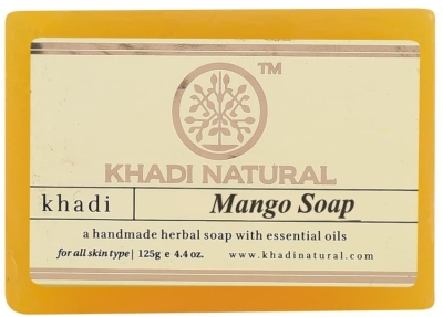 Мыло натуральное глицериновое Манго (Mango Soap) Khadi, 125г 