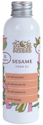 Масло кунжута, холодный отжим (Sesame Oil Virgin) Indibird, 150мл/5л