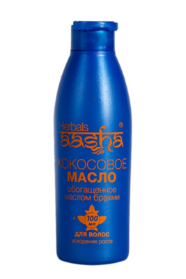 Масло для волос кокосовое с Брахми Aasha Herbals, 100 мл