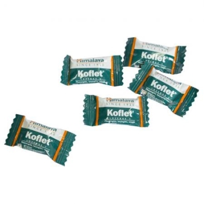 -35% Кофлет, леденцы от кашля ! Срок до 31/03/2026 ! (Koflet), Himalaya, 1шт