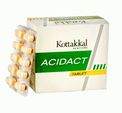 Ацидакт таблетки (Acidact tab) Kottakkal, 100таб / 10таб