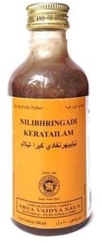 Нилибхрингади Кератайлам, масло для волос (Nilibhringadi Keratailam), Kottakkal, 200мл
