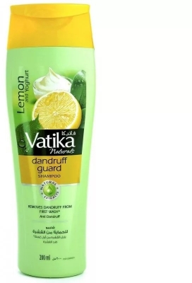 Шампунь для жирных, склонных к перхоти волос с лимоном (LEMON Dandruff Guard Shampoo) Dabur Vatika, 200 мл