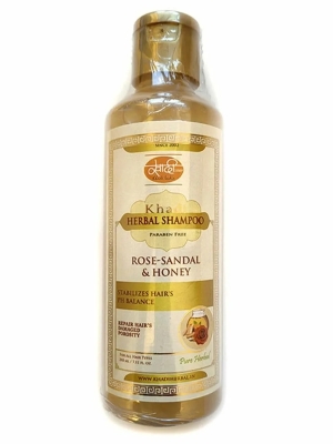 Шампунь питательный Роза, Сандал и Мёд (Rose-Sandal & Honey) Khadi Natural, 210 мл 