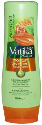 Кондиционер для сухих и непослушных волос Увлажняющий (Almond and Honey Moisture treatment) Vatika, 200 мл