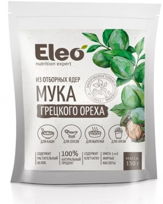 Мука грецкого ореха Eleo, Специалист, 150 г