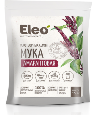 -20% Мука амарантовая Eleo, Специалист, 150 г  (02/09/2025)