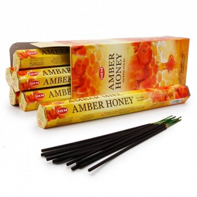 Благовония Амбер Мед (Hexa Amber-Honey), HEM, 20г