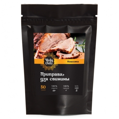 -20% Приправа для свинины (Классика), Holy Om, 40 г (срок 15/08/2025)