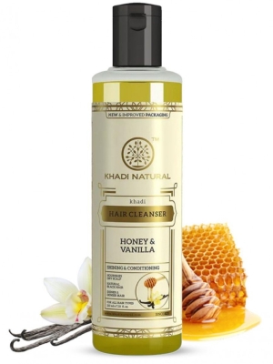 Шампунь для восстановления и роста волос Мед и Ваниль (Honey and Vanilla) Khadi Natural, 210 мл