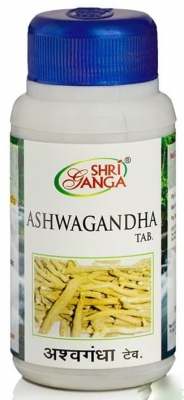 Ашваганда (Ashwagandha) Shri Ganga, 120 таб.