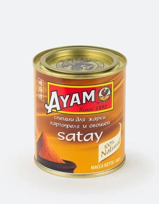 Специи для жарки картофеля и овощей Сатай (Satay), Ayam, 160г 
