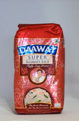 Рис басмати длиннозерный Супер (Super Basmati Rice) DAAWAT, 1кг/5кг (срок 14/09/2023)
