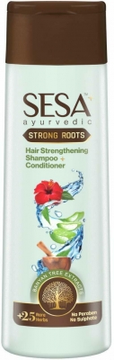 Шампунь и кондиционер для укрепления корней волос  (Strong Roots Hair Strengthening Shampoo Conditioner) Sesa Ayurvedic, 200 мл