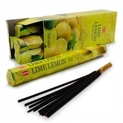 Благовония Лайм-Лимон (Hexa Lime-Lemon), HEM, 20 г 