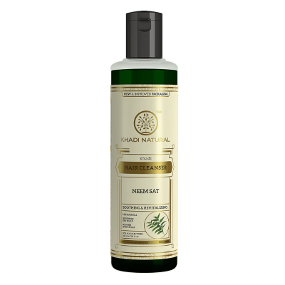 Шампунь для восстановления и роста волос Ним (Neem sat) Khadi Natural, 210 мл