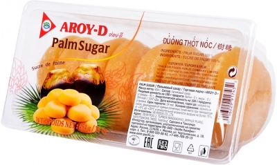Сахар пальмовый (Palm Sugar), Aroy-D, 454 г 